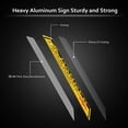 thumbnail image 3 of UV Protected & Waterproof Aluminum Warning Signs DANGER LASER BEAMS NO NOT LOOK DIRECTLY AT LASER LIGHTS Yellow 200x300x0.9mm, 3 of 7