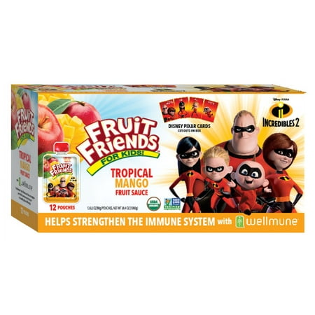 Fruit Friends Apple Mango Fruit Sauce with Wellmune