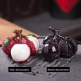 thumbnail image 3 of SPRING PARK Color-changing Litchi Tea Pet Small Ornaments Decorations Creative Boutique Tea Ceremony Accessories Display Tea Tray Decoration Thermal Discoloration, 3 of 7