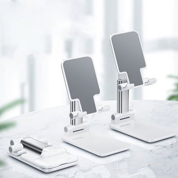 Foldable and Adjustable Desktop Tablet Stand with Phone Holder - for for Ideal