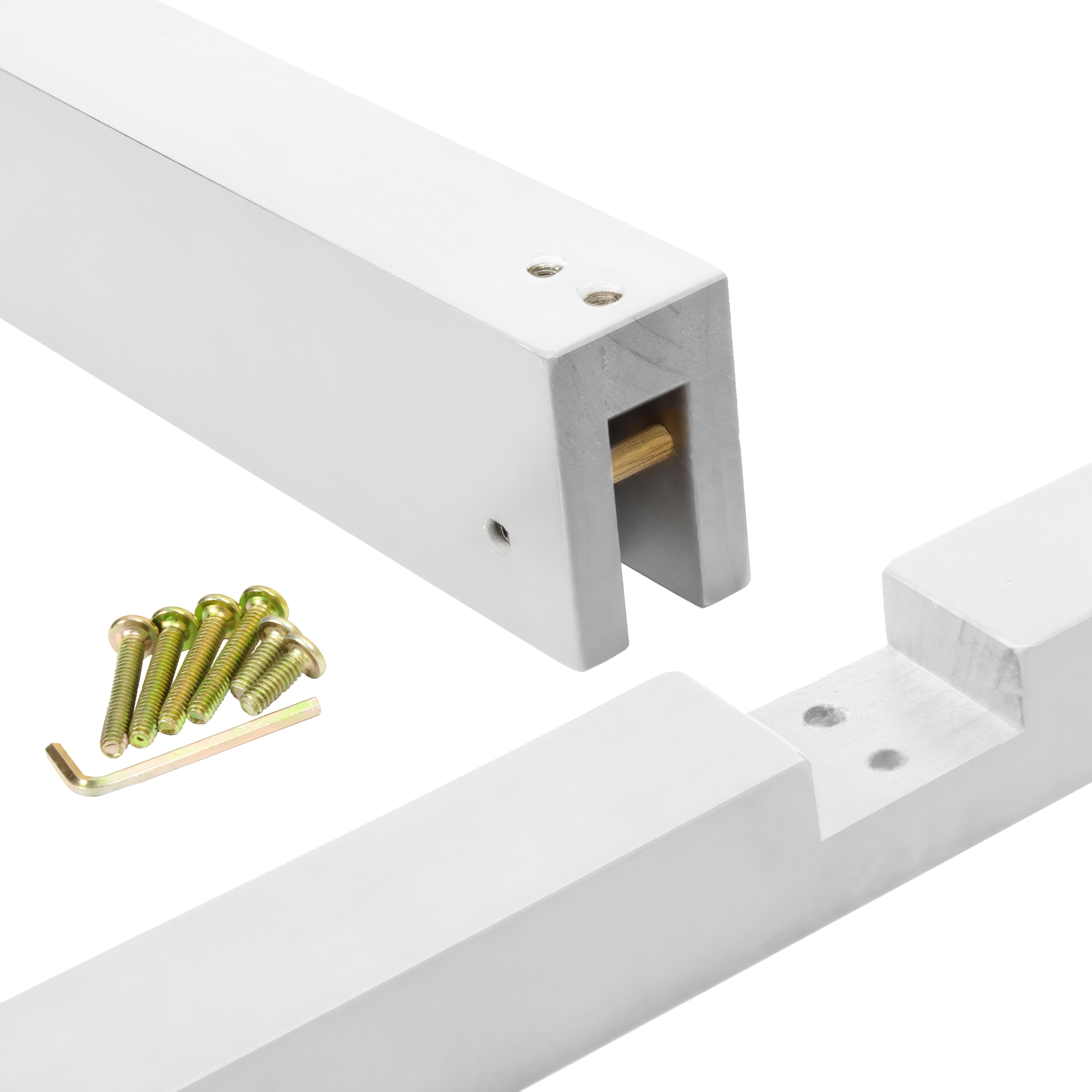 White 4 Panel Room Divider Stand (Stand Only)