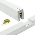 thumbnail image 6 of White 4 Panel Room Divider Stand (Stand Only), 6 of 7