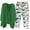Green, variant on JINMGG Two Piece Outfits Women, 2026 Fashion Fall Women's Print V-neck Long Sleeve Pullover Shirt Tops + Pants Trousers Set Blue M