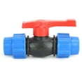 thumbnail image 2 of Garden Accessories,4Pcs PE Straight Ball Shutoff Valve Ball Valve Enhanced Durability, 2 of 8