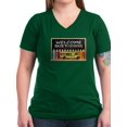 thumbnail image 1 of CafePress - WELCOME BACK TO SCHOOL BUS T Shirt - Women's V-Neck Dark T-Shirt, 1 of 1