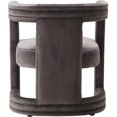 thumbnail image 3 of Meridian Furniture Blair Gray Velvet Accent Chair, 3 of 9