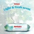 thumbnail image 3 of Huggies Simply Clean Fresh Scent Wipes, 3 Flip-Top Packs, 192 Total Ct, 3 of 9