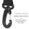thumbnail image 3 of Suction Cup Hooks With Mountaineering Buckle Removable Vacuum Suction Hooks2pcs-black, 3 of 5