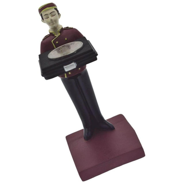 facefd Watch Display Stand Waiter Shaped Organizer Showcase Glasses Creative Doorman for Desk Home