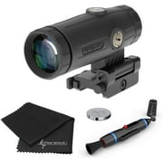 Holosun HM3X 3X Magnifier with Wearable4U Lens Cleaning Pen and Lens Cleaning Cloth Bundle