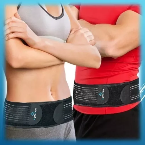 Ziplocare Sciatica Belt, Sacroiliac Hip Band for Men Women - Sciatic, Lower Back, Si Joint, Pelvic pain Relief-Regular race Relieves Back, Pelvic & Hip Pain