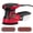 Red, variant on DOVAMAN 3A Orbital Sander, 6-Speed Random Orbit Sander, 13000 RPM, 5" Sanding Pad, Dust Collection, 12 Sandpapers Included, Ideal for Woodworking - ROS01A