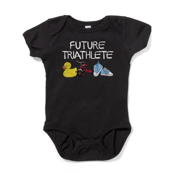 CafePress - Future Triathlete - Cute Infant Bodysuit Baby Romper