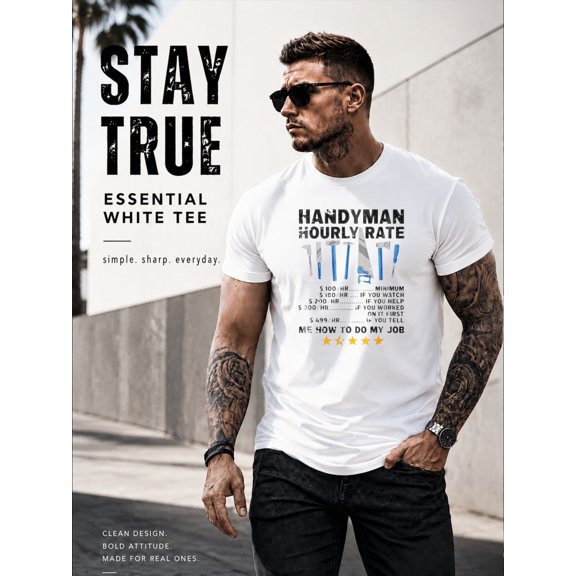 item picture mens rate funny graphic t shirt loose fit construction worker gift crew neck short sleeve tee durable cotton casual apparel for