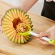 thumbnail image 5 of Cuchara para melón de acero inoxidable, pelador de frutas, herramienta de corte multifunción para ensaladas de frutas, 4 Uds., 5 of 5