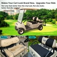 thumbnail image 3 of 10L0L Golf Cart Seat Cover for Yamaha Club Car Precedent-Beige Black (L Size), 3 of 7