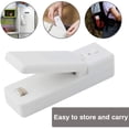thumbnail image 3 of Mini Portable Handheld Heat Sealer, Bag Sealer, Hand Pressure Heat Sealing Machine, Plastic Bag Sealer Mini Food Sealer for Plastic Bags Food Saver Storage, Kitchen, 3 of 7