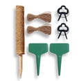 thumbnail image 3 of Postes de soporte vegetal para plantas en macetas interiores al aire libre.Coconut Palm Moss Plantas Cultivar Soporte Pole Plant Staca Trough Stick String Strings Casa Jardinería Dentro de Yard Balcón Inevent HA010386-00B, 3 of 7