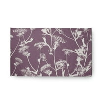 18" x 30" Simply Daisy Windy Blossom Modern & Contemporary Chenille Area Rug, Purple