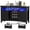 Black, variant on SENYUM Upgrade Farmhouse Coffee Bar Cabinet, Liquor Cabinet Bar for Home, Wine Bar Cabinet with LED Lights and Outlets,Wine Cabinet with Storage and Movable Rack
