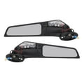 thumbnail image 3 of Motorcycle Wing Mirror, Rotatable Swivel Side Mirrors Aluminum Alloy Aerodynamic With LED Light For Sports Bike, 3 of 8