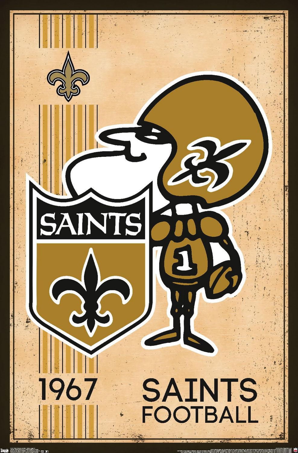 NHL Toronto Maple Leafs - Drip Skate 20 Wall Poster, 22.375" x 34"