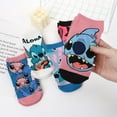 thumbnail image 4 of 5 Pack Womens Stitch Show Socks Soft and Breathable Socks, 4 of 4