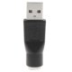 thumbnail image 2 of 5xRepuesto USB Macho A PS/2 Hembra Adaptador Cambiador Convertidor Negro, 2 of 8
