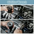 thumbnail image 3 of Unique Bargains Silver Tone Oil Filter Wrench Cap Housing 14 Flutes 4 Slots 64.5mm for Toyota, 3 of 6