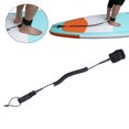 thumbnail image 4 of Premium Leash Surf Leash Paddle Leash Enrollado TPU Seguridad Open Negro Cola Correa de tobillo de surf, 4 of 8