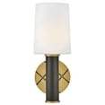 thumbnail image 4 of 51370HB-BX Hinkley Lighting Declan - 5W 1 LED Medium Wall Sconce-11 Inches Tall and 5 Inches Wide, 4 of 9