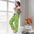 thumbnail image 5 of Kdxio St. Patrick's day1 Women Pajama Pants Drawstring Pajama Pants Wide Leg Casual Lounge Pants Sleepwear -Medium, 5 of 6