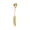 Gold, variant on LIERTOUR Coffee Spoon, 304 Stainless Steel Feather Series Creative Dessert Spoon for Kitchen And Cafe Use for Drinks And Sweets for Home And Party in Modern Style. Black