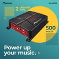 thumbnail image 2 of Amplificador Pioneer GM-A3702 de 2 canales puenteable de 500 W, 2 of 6