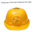 thumbnail image 4 of Industrial Safety Helmet with Solar Cooling Fan Construction Worker Hard Hat Blue Life Safety Protection, 4 of 7