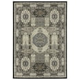 thumbnail image 4 of MDA Home Vaso Black/Cream Traditional Polypropylene Area Rug - 2'8'' X 8'1'', 4 of 5