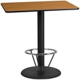 thumbnail image 1 of Flash Furniture 24" x 42" Laminate Top Pub Table in Natural, 1 of 4