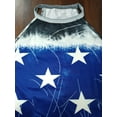 thumbnail image 3 of AELand Women's Dresses , Round Neck Sleeveless Flag Printed Long Maxi Dresses, XL, 3 of 8
