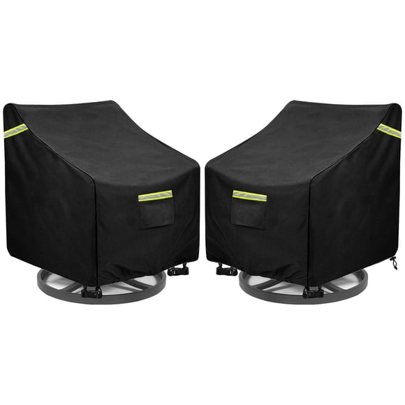 Cubierta Impermeable para Silla Giratoria de Exterior KONWLANG Paquete de 2