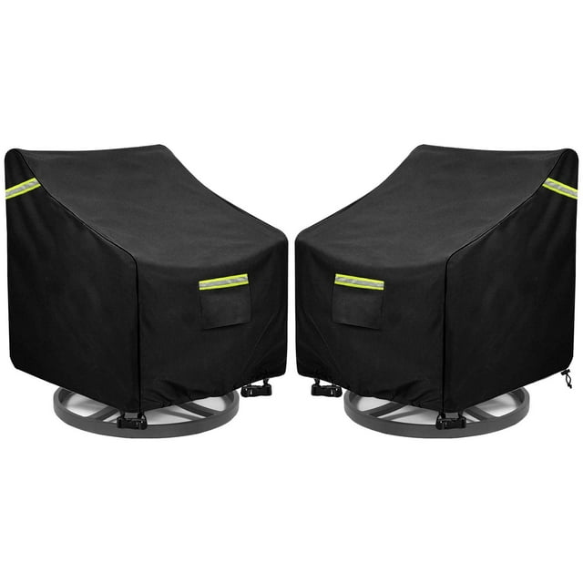 Cubierta Impermeable para Silla Giratoria de Exterior KONWLANG Paquete de 2