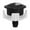 Black Silver, variant on GROWTH TANK Toilet Flush Button Toilet Tank Push Button Double Toilet Push Button Convenient Toilet Tank Replacements for Hotel Restroom ,