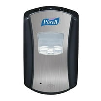 GOJO® Purell® LTX-7 Touch-Free Hand Sanitizer Dispenser, 700 mL., Black/Chrome