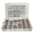 thumbnail image 1 of 1600 Pcs de Réparation de Clous Chauds en Plastique avec Boîte de Rangement pour Pare-Chocs de Voiture Kit de Réparation de Soudure en Plastique, 1 of 8