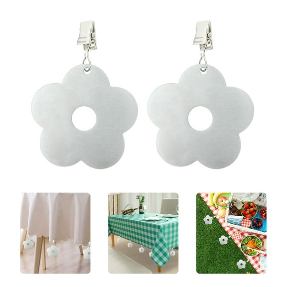 MLINS  4 Pcs Table Cover Clips Tablecloth Pendant Covers Weights for Outdoor Tables Travel