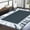 Ash, variant on Washable Modern Bordered Area Rug, Geometric Soft Low Pile Floor Carpet, Non-Slip, Stain Resistant, Non-Shedding Indoor Accent Rug