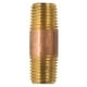 thumbnail image 1 of Boquilla ATC de latón rojo de 1/4 pulgadas MPT X 1/4 pulgadas D MPT 3,8 cm L, 1 of 1