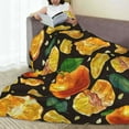 thumbnail image 6 of Vsdgher Tangerine Ultra-Soft Micro flannel Blanket Throw Blankets for Couch Sofa, Bed (4 sizes)-40"x30", 6 of 7