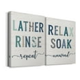 thumbnail image 2 of Lather Rinse Repeat Premium Gallery Wrapped Canvas - Ready to Hang - Set of 2 - 8 x 12 Each, 2 of 9