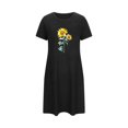 thumbnail image 5 of HomeGardon Women's Sleepwear Nightgowns for Women,Fashion Print Medium Length Dress Oversized Short Nightgown Fashion Chest Print Short Sleeve Nightdress,S-XXL, 5 of 5