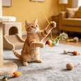 thumbnail image 2 of Interactive Cat Toys Bird - Realistic Cat Interactive Toys for Indoor Cats with Catnip and Feather, Bored Kitten Kicker Brown, 2 of 6
